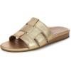 Vionic womens Glendora(Gold Metallic Leather)