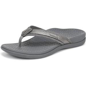Vionic Women’s Tide 2.0(Pewter Metallic Leather)