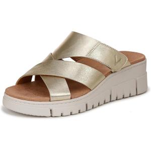 Vionic Women’s Uptown Sunset(Gold Leather)