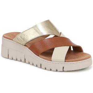 Vionic Women’s Uptown Sunset(Tan/Gold Leather)