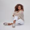 Vionic Womens Uptown Mule 2(Cream Snake Embossed Leather)