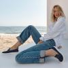 Vionic Womens Uptown Mule 2(Pacific Haze Suede Leather)
