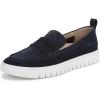 Vionic Womens Uptown Mule 2(Navy/White Suede)