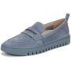 Vionic Womens Uptown Mule 2(Vintage Blue Haze Waxed Suede)