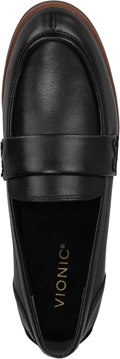 image:imageVionic Womens Cleo LoaferBlack Tumble Leather