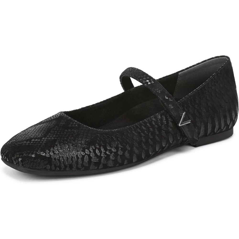 image:imageVionic Womens Alameda Mary JanesBlack Snake Suede