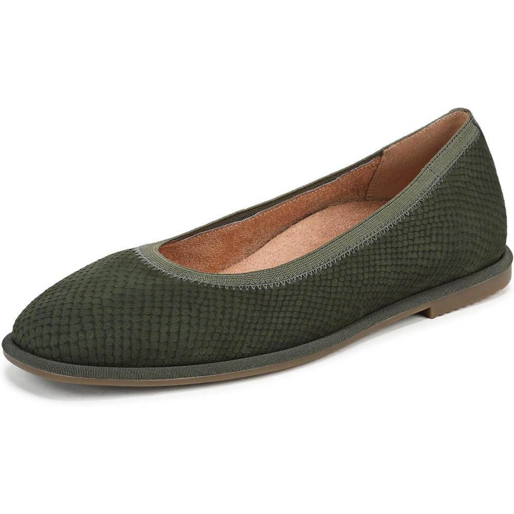 image:imageVionic Womens Caroll 20Olive Moss Snake Embossed Leather