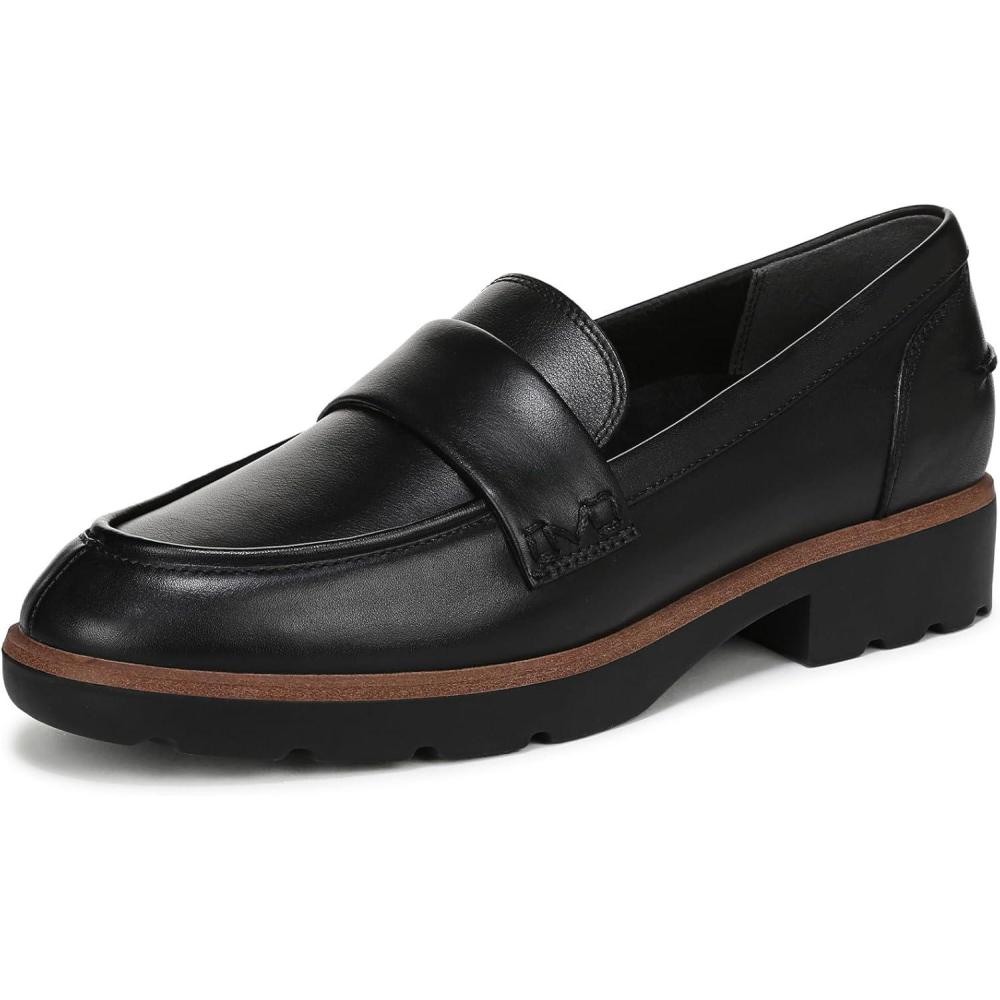 image:imageVionic Womens Cleo LoaferBlack Tumble Leather