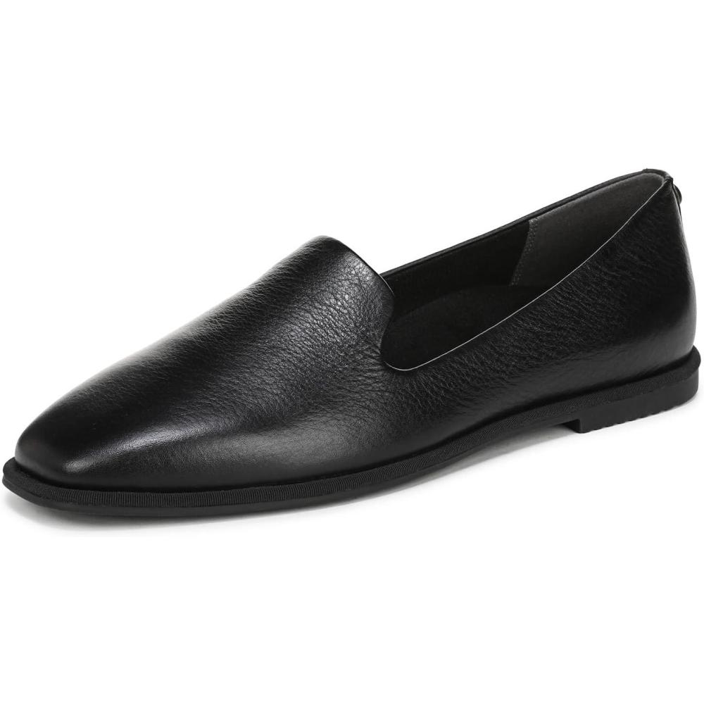 image:imageVionic Womens Willa 20 LoaferMoc ShoesBlack Tumbled Leather