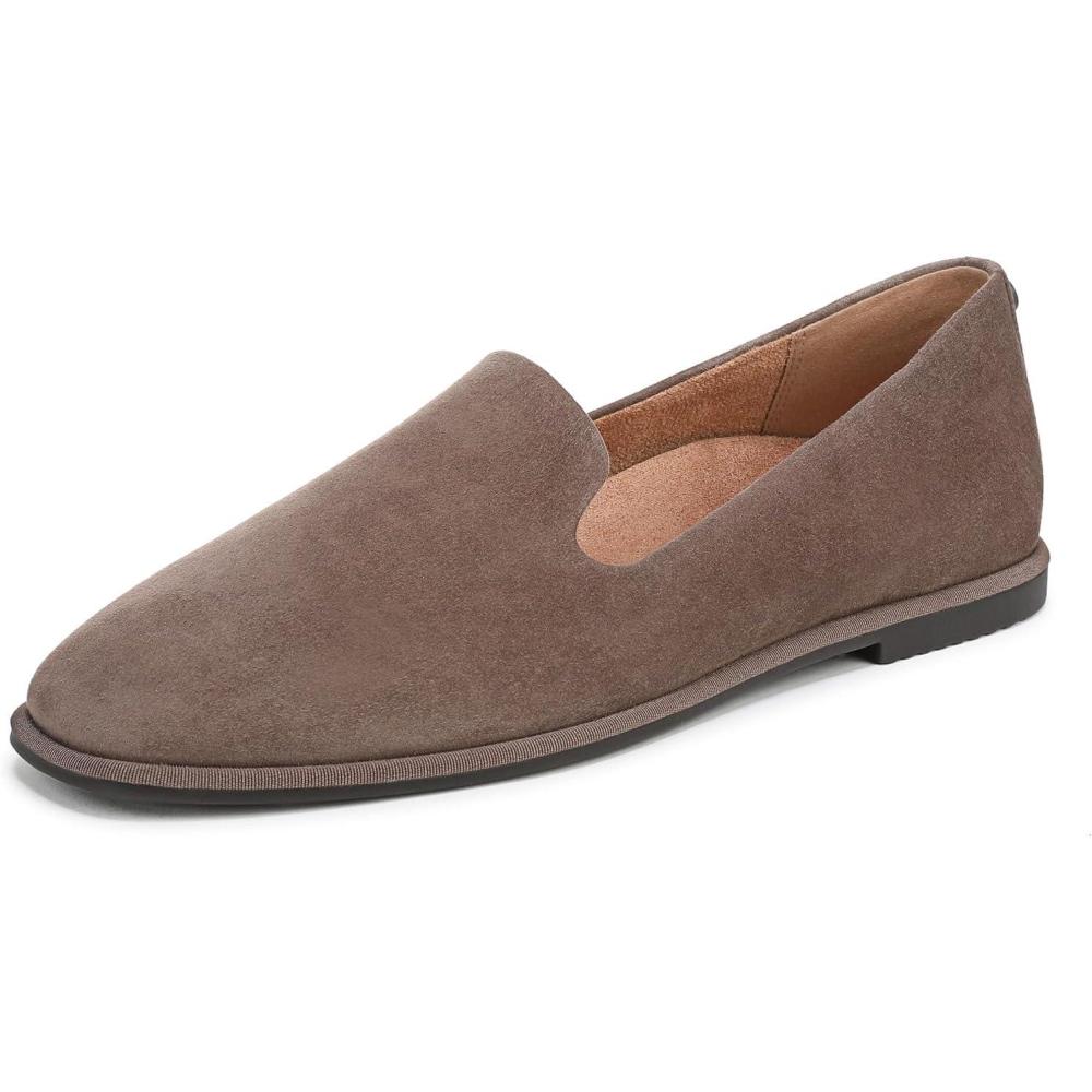 image:imageVionic Womens Willa 20 LoaferMoc ShoesDriftwood Suede Leather