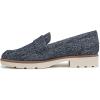 Vionic Women’s Cleo Loafer(Dark Denim Acid Wash Denim)