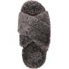 Vionic womens Relax Ii Slides(Dark Brown Faux Fur)