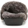 Vionic womens Relax Ii Slides(Dark Brown Faux Fur)