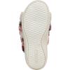 Vionic womens Relax Ii Slides(Ivory Floral Faux Fur)