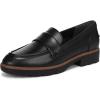 Vionic Women’s Cleo Loafer(Black Tumble Leather)