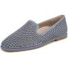 Vionic Women’s Willa 2.0 Loafer/Moc Shoes(Pacific Blue Suede Perf)