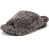 Vionic womens Relax Ii Slides(Dark Brown Faux Fur)