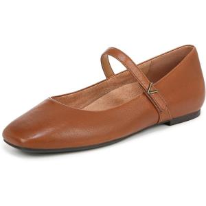 Vionic Womens Alameda Mary Janes(Tan Brown Leather)