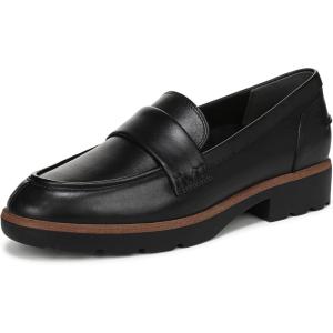 Vionic Women’s Cleo Loafer(Black Tumble Leather)