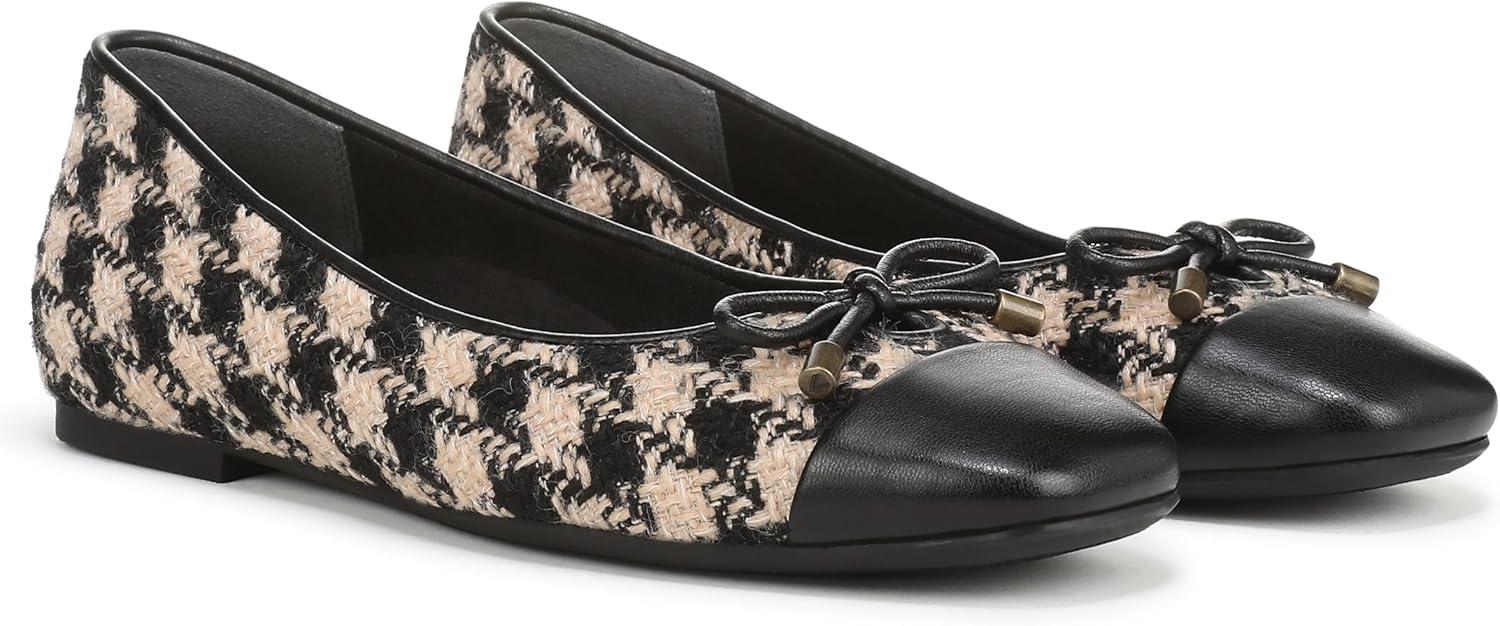 image:imageVionic Womens Klara Ballet FlatBlack Cream