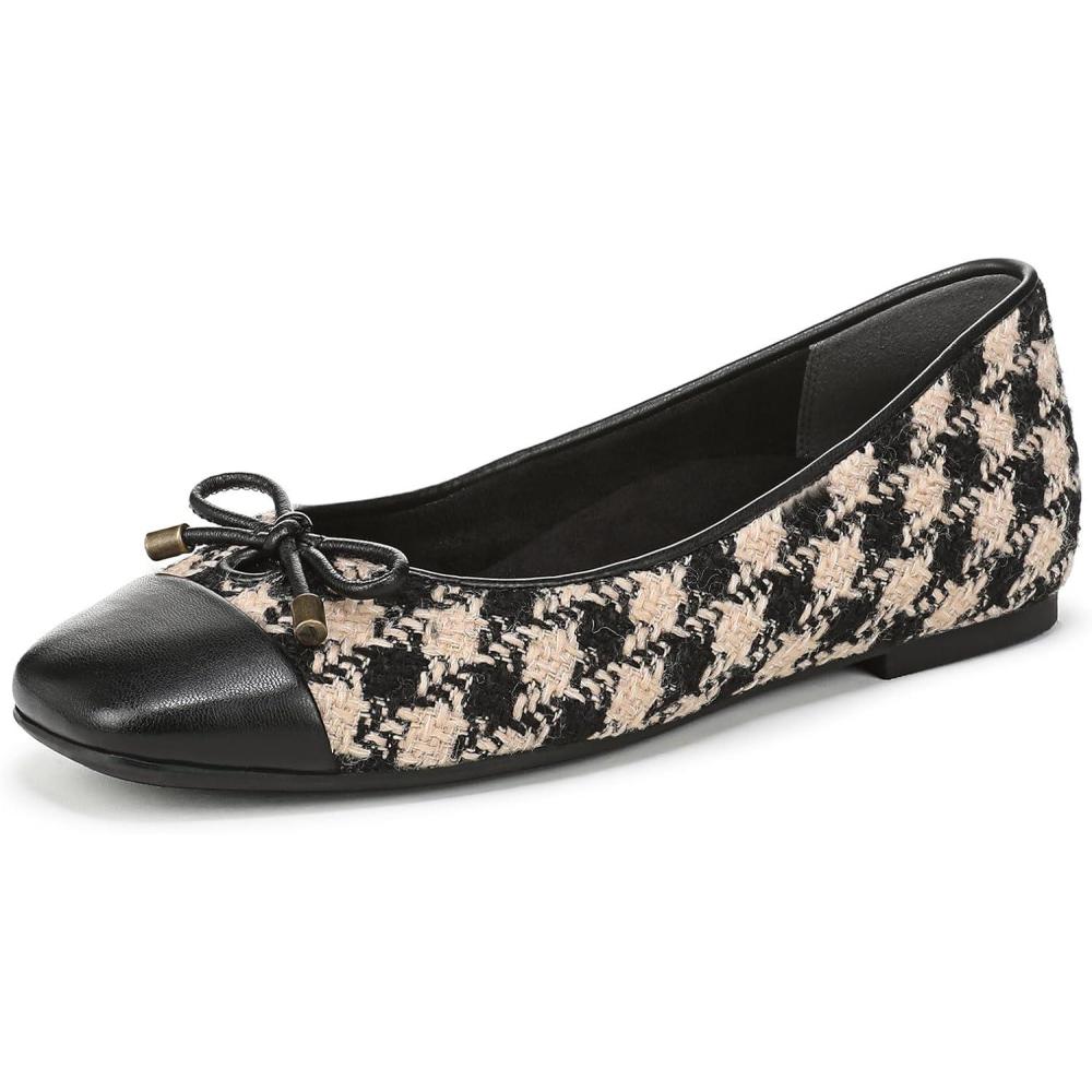 image:imageVionic Womens Klara Ballet FlatBlack Cream