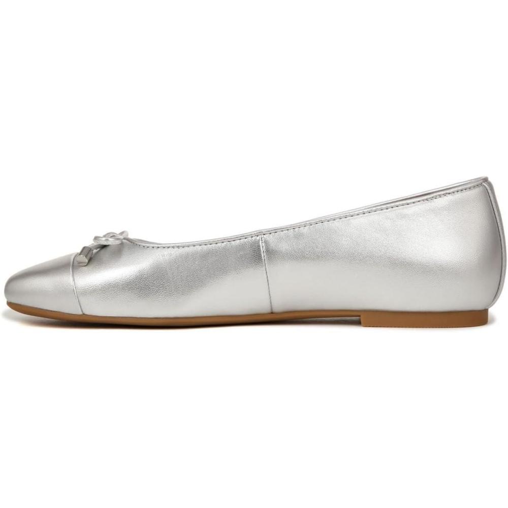 image:imageVionic Womens Klara Ballet FlatSilver Metallic Leather