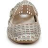 Vionic Womens Alameda Woven(Gold Woven Metallic Leather)