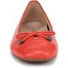 Vionic Women’s Klara Ballet Flat(Cherry Tomato Leather)