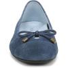 Vionic Women’s Klara Ballet Flat(Dark Denim Croc Suede)