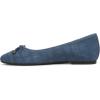 Vionic Women’s Klara Ballet Flat(Dark Denim Croc Suede)