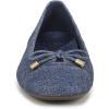 Vionic Women’s Klara Ballet Flat(Denim Blue Suede)