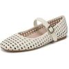 Vionic Womens Alameda Woven(Ivory Woven Leather)