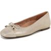 Vionic Women’s Klara Ballet Flat(Gold Metallic Leather)