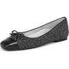 Vionic Women’s Klara Ballet Flat(Slate Grey Multi Woven Fabric)