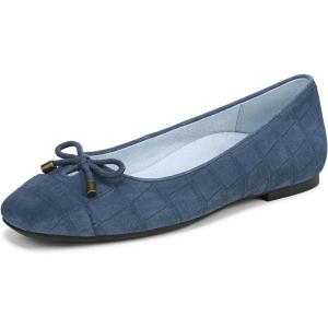 Vionic Women’s Klara Ballet Flat(Dark Denim Croc Suede)