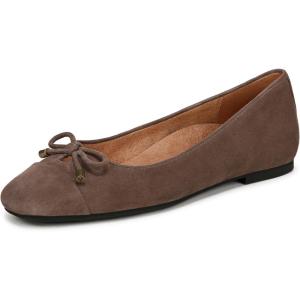 Vionic Women’s Klara Ballet Flat(Driftwood Suede)