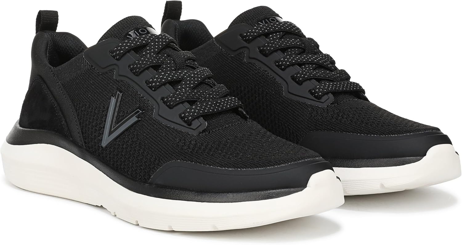 image:imageVionic Womens HaywardBlack Knit Suede