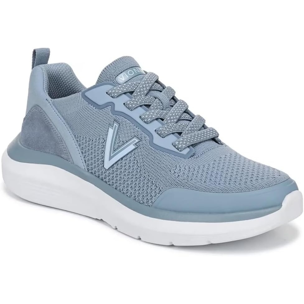 image:imageVionic Womens HaywardVintage Blue Haze Knit Suede